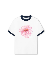 Áo Thun Ringer Relaxed Fit Sweet Summer