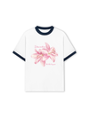 Áo Thun Ringer Relaxed Fit Lilies in Bloom