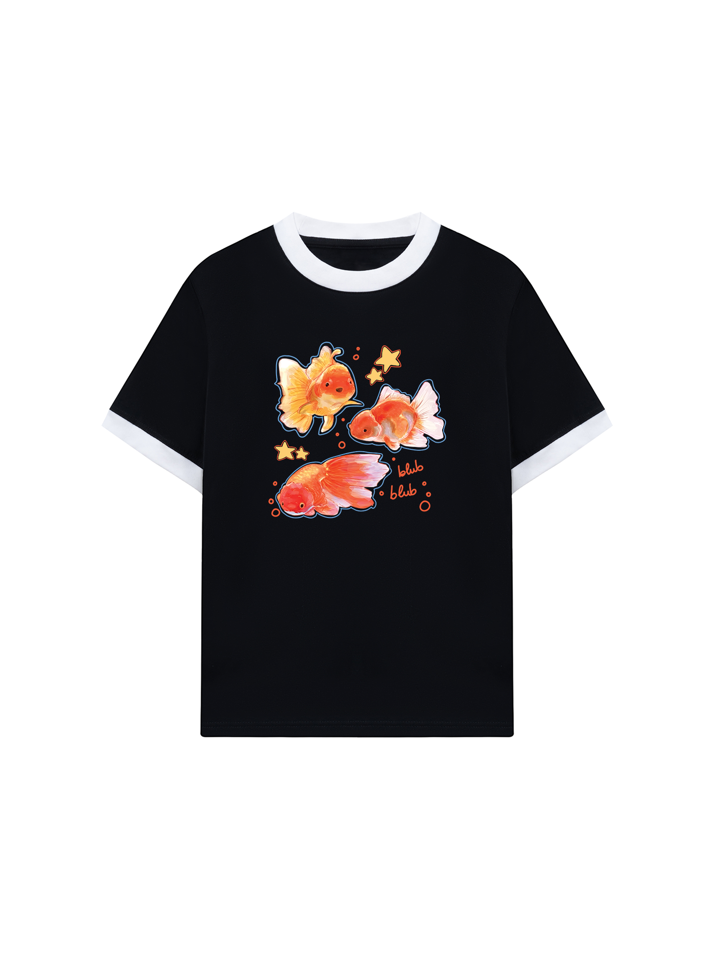 Áo Thun Ringer Relaxed Fit Blub Blub