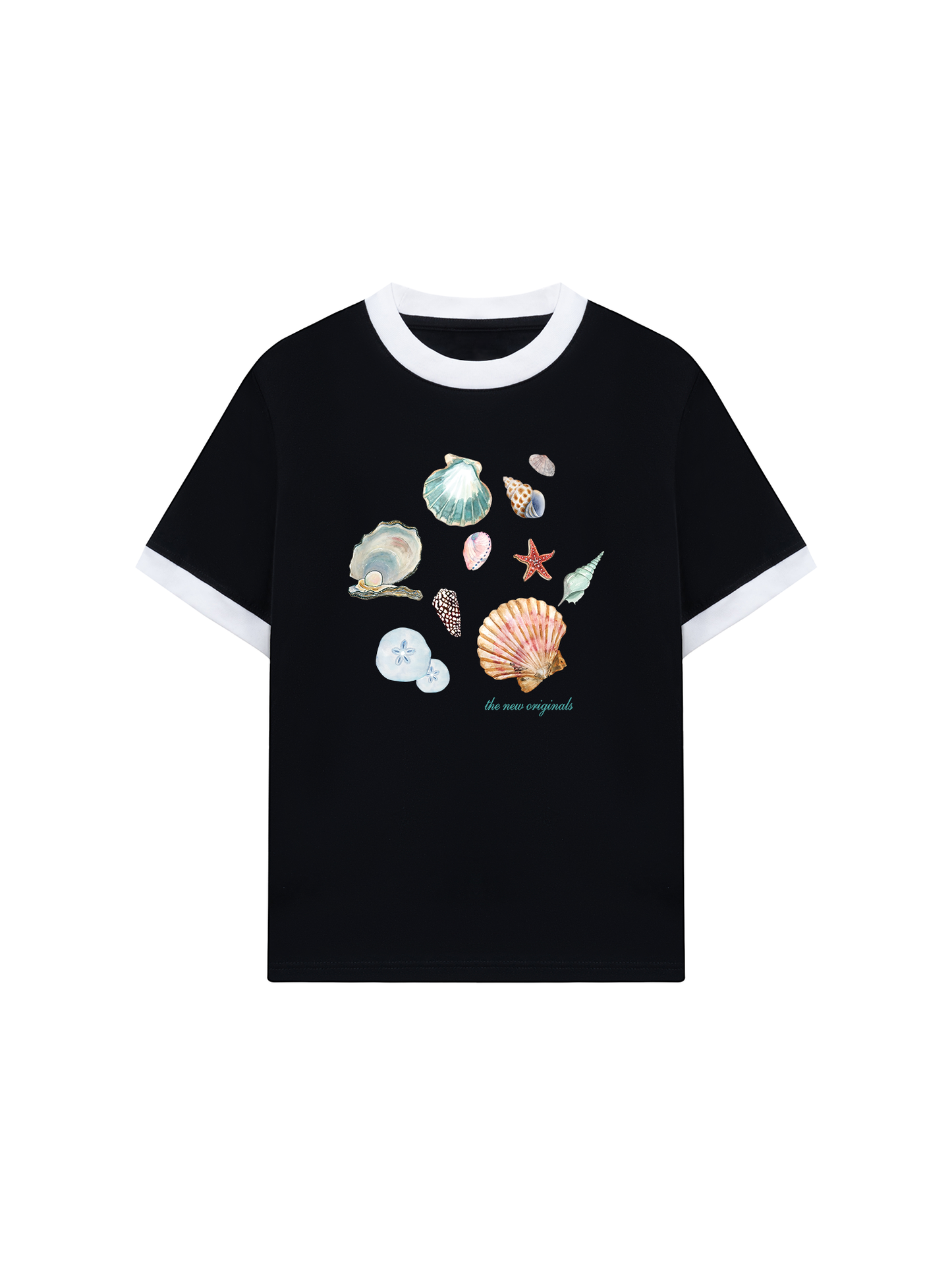Áo Thun Ringer Relaxed Fit Born To Beach