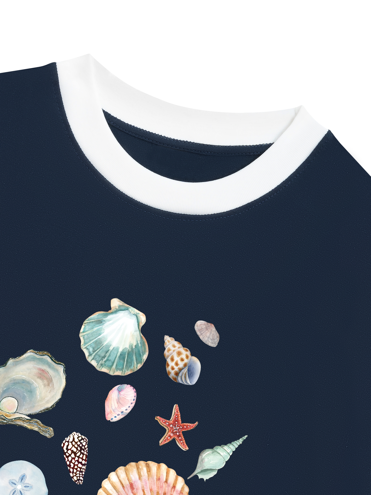 Áo Thun Ringer Relaxed Fit Born To Beach