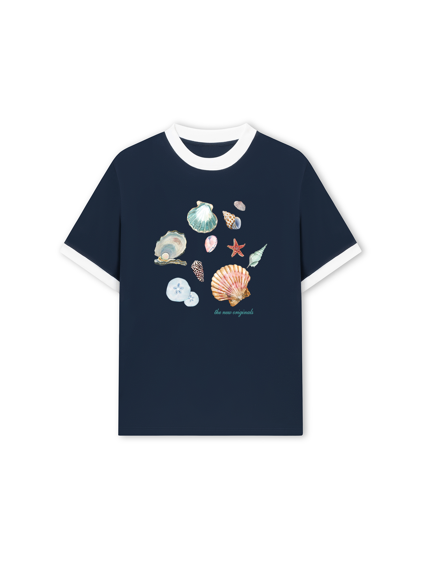 Áo Thun Ringer Relaxed Fit Born To Beach