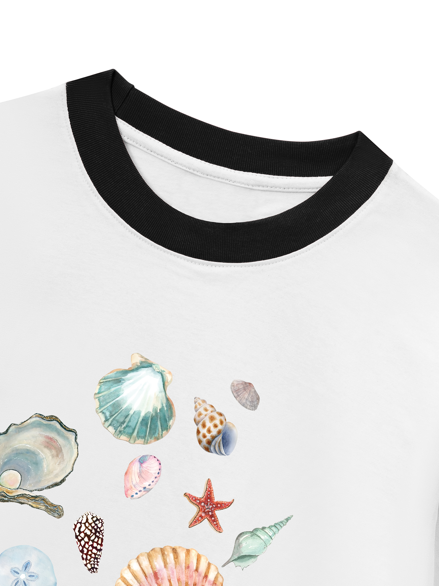 Áo Thun Ringer Relaxed Fit Born To Beach