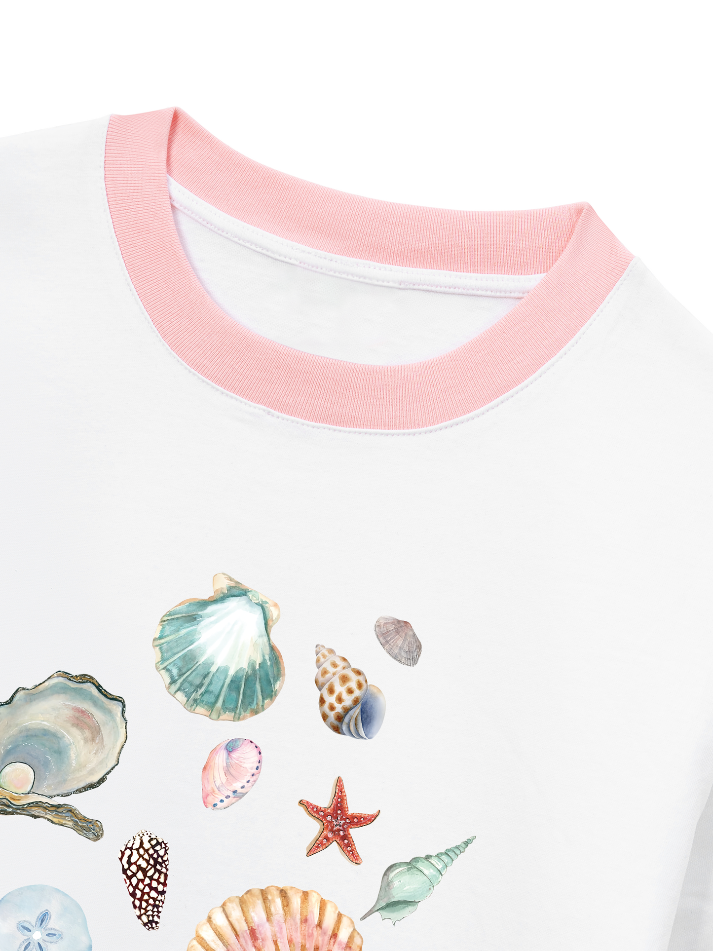Áo Thun Ringer Relaxed Fit Born To Beach