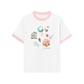 Áo Thun Ringer Relaxed Fit Born To Beach