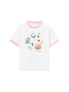 Áo Thun Ringer Relaxed Fit Born To Beach