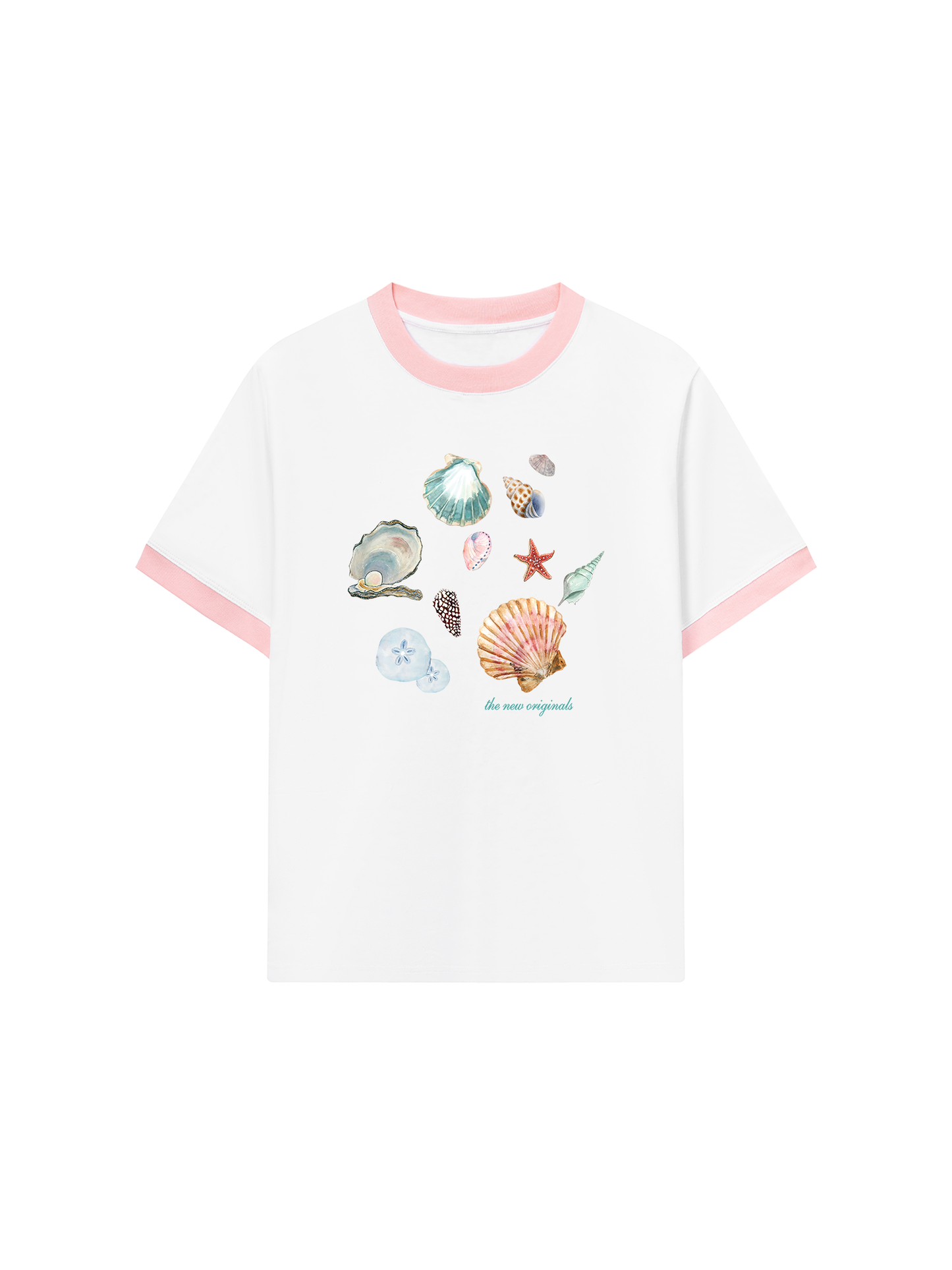 Áo Thun Ringer Relaxed Fit Born To Beach