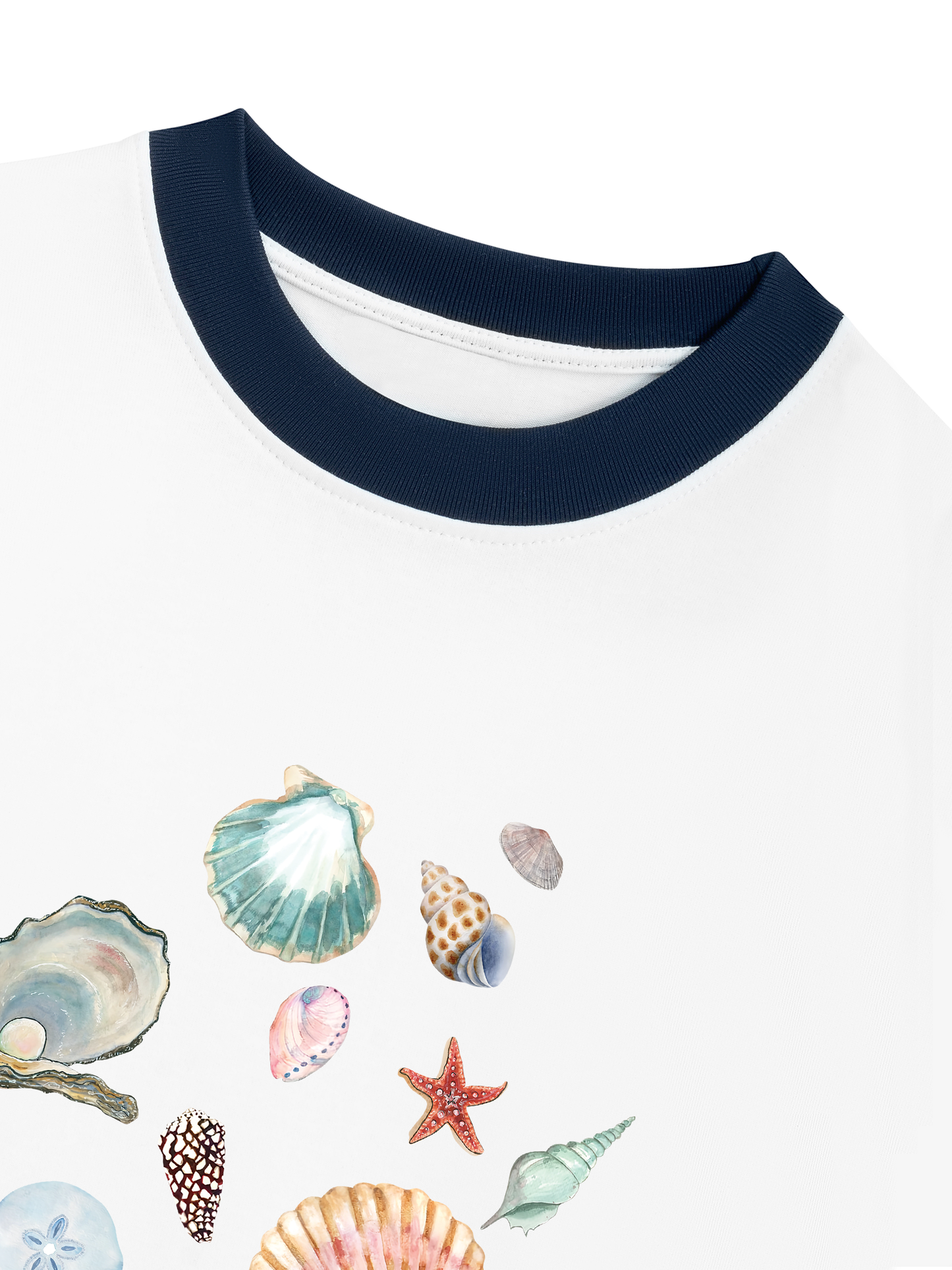 Áo Thun Ringer Relaxed Fit Born To Beach