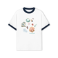 Áo Thun Ringer Relaxed Fit Born To Beach