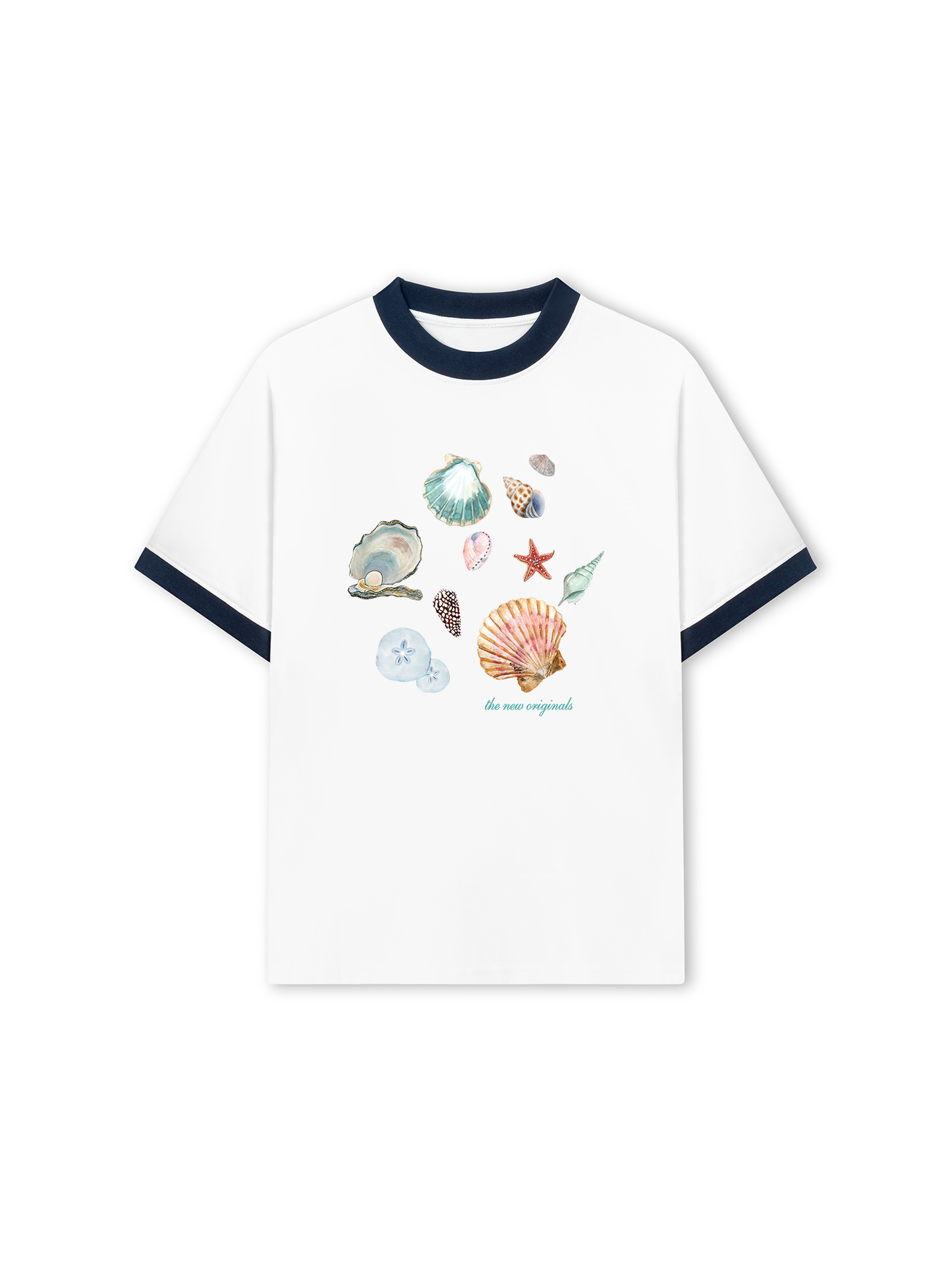 Áo Thun Ringer Relaxed Fit Born To Beach