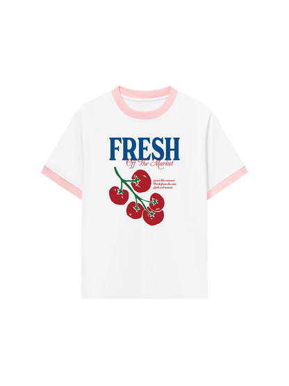 Áo Thun Ringer Relaxed Fit Fresh Off The Market