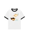 Áo Thun Ringer Relaxed Fit Little Goldfish