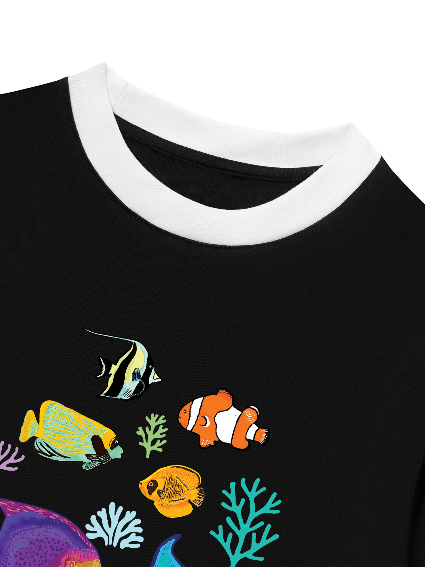 Áo Thun Ringer Relaxed Fit Under The Sea