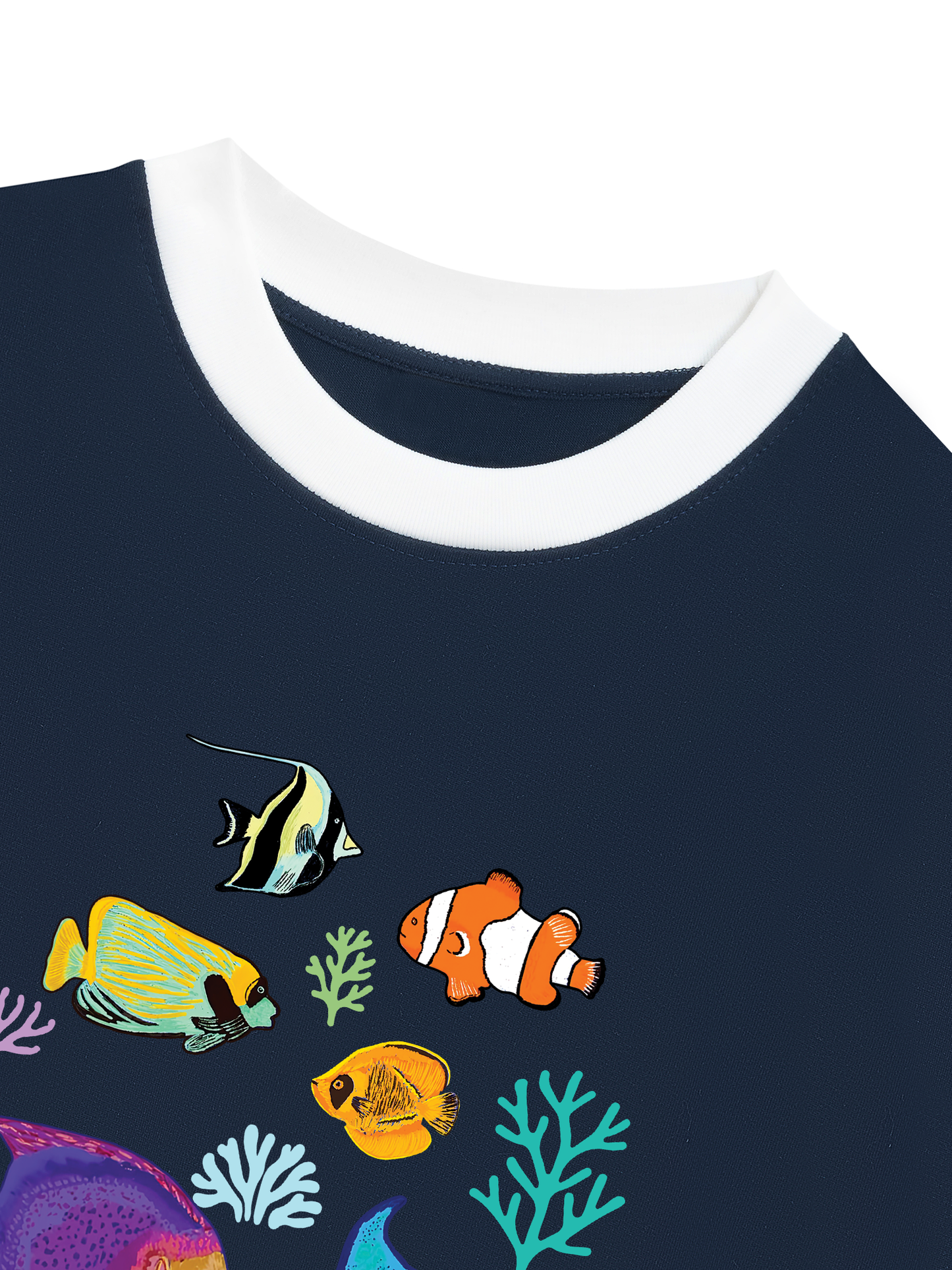Áo Thun Ringer Relaxed Fit Under The Sea