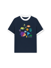Áo Thun Ringer Relaxed Fit Under The Sea