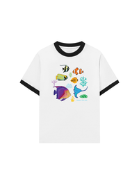 Áo Thun Ringer Relaxed Fit Under The Sea