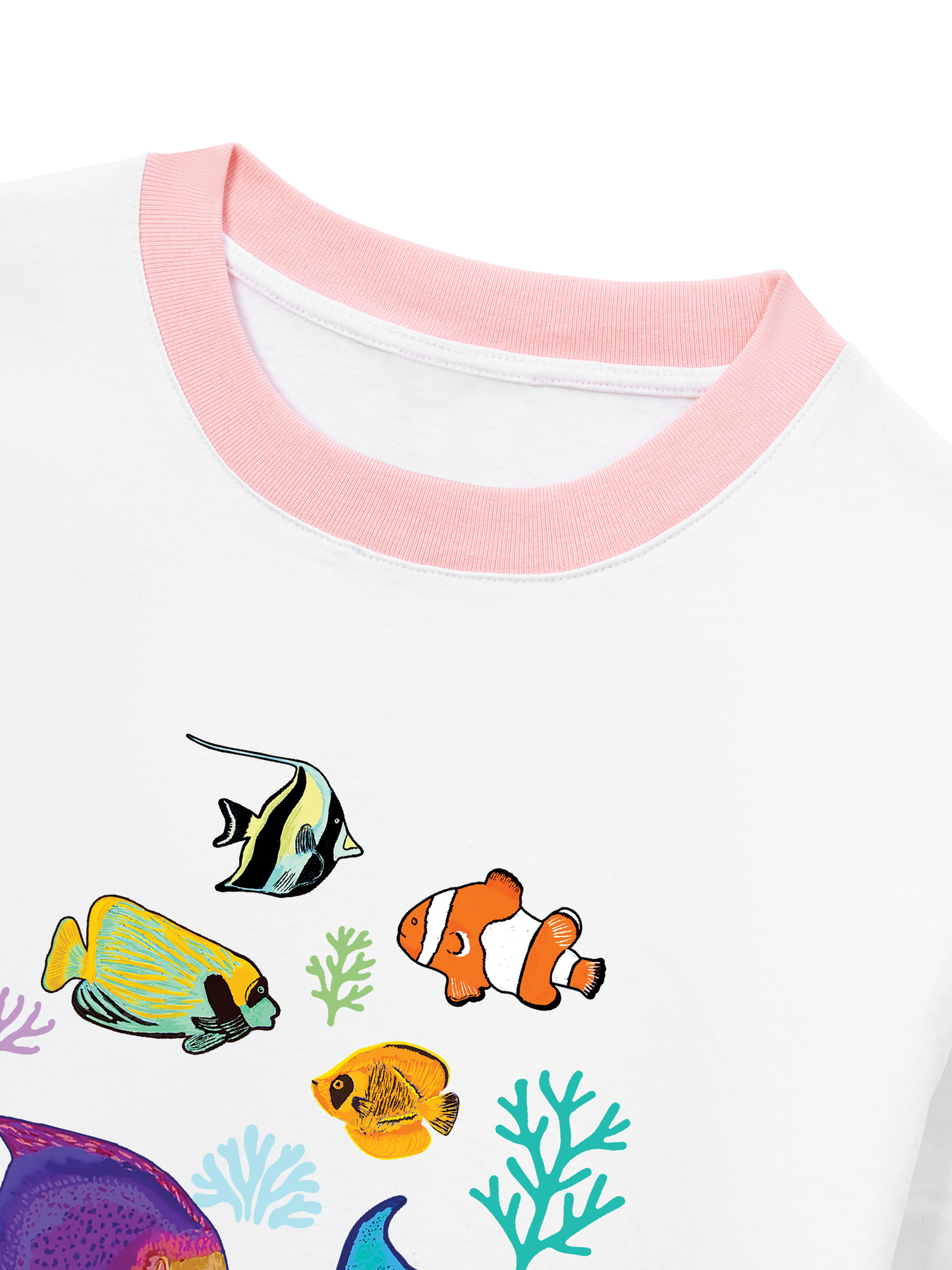 Áo Thun Ringer Relaxed Fit Under The Sea