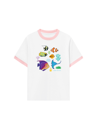 Áo Thun Ringer Relaxed Fit Under The Sea