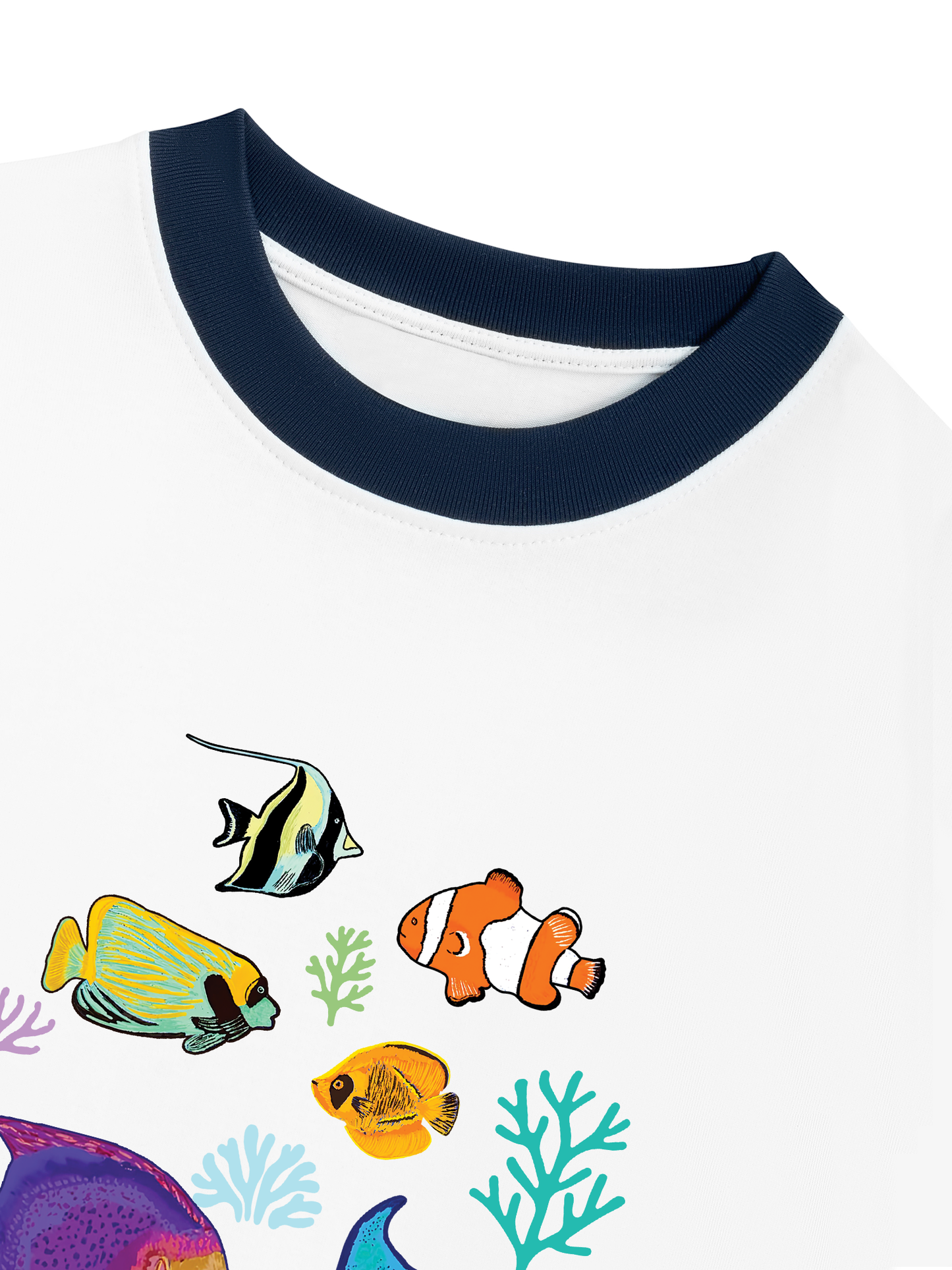 Áo Thun Ringer Relaxed Fit Under The Sea