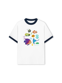 Áo Thun Ringer Relaxed Fit Under The Sea