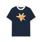 Áo Thun Ringer Relaxed Fit Yellow Lily Flower