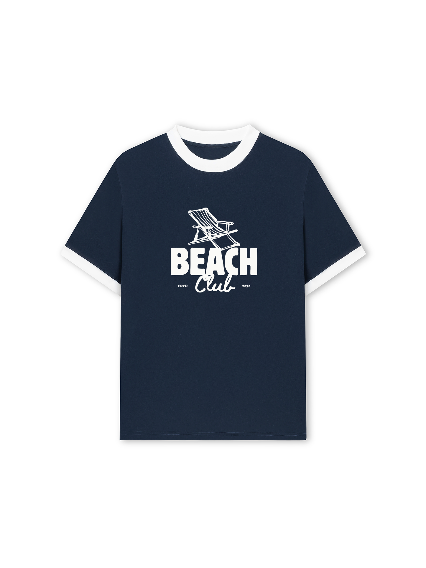 Áo Thun Ringer Relaxed Fit Beach Cub
