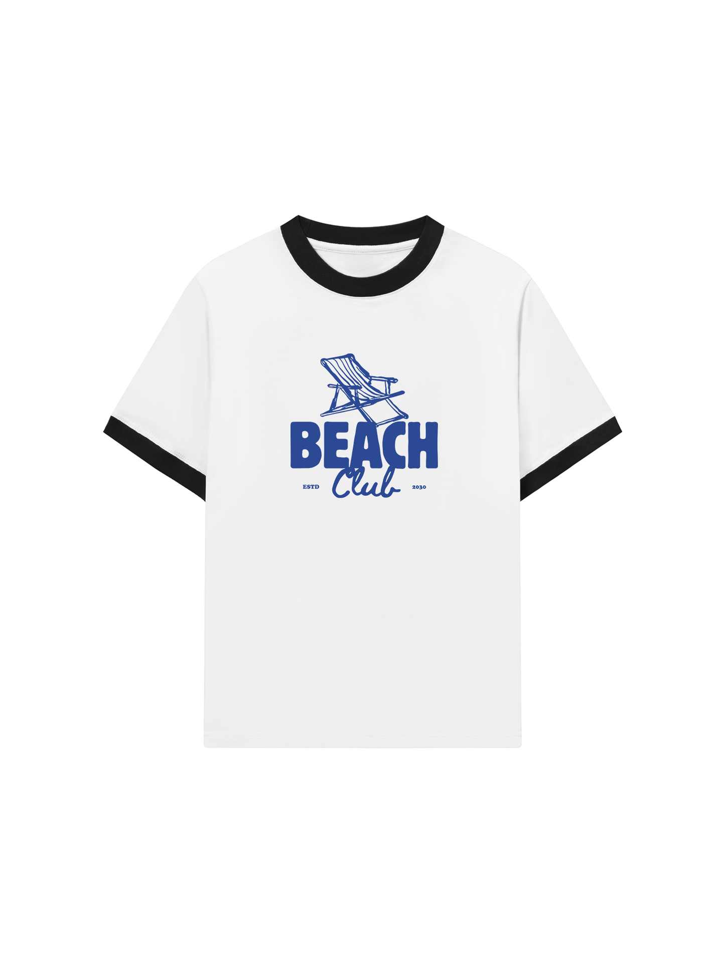 Áo Thun Ringer Relaxed Fit Beach Cub