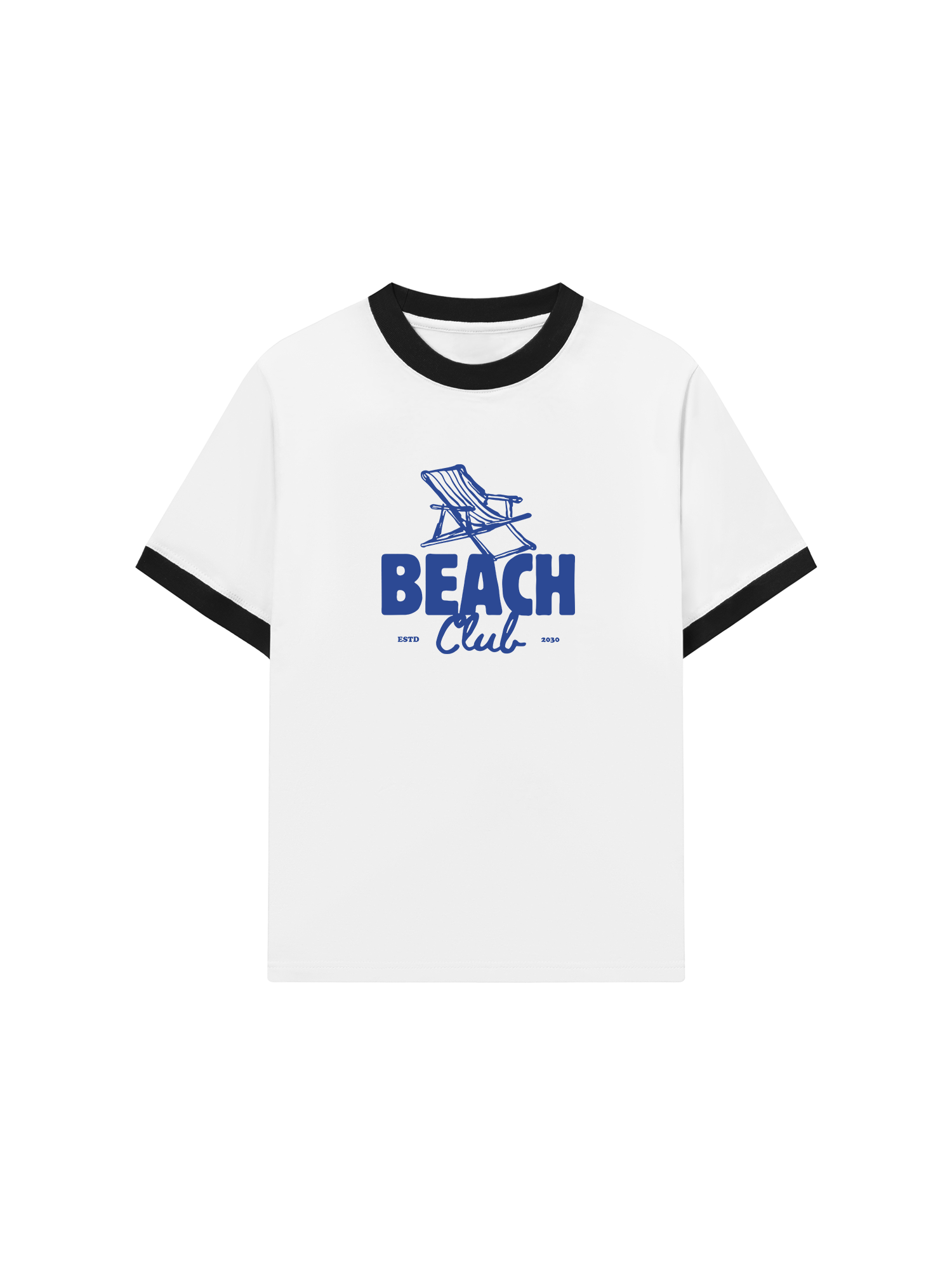 Áo Thun Ringer Relaxed Fit Beach Cub