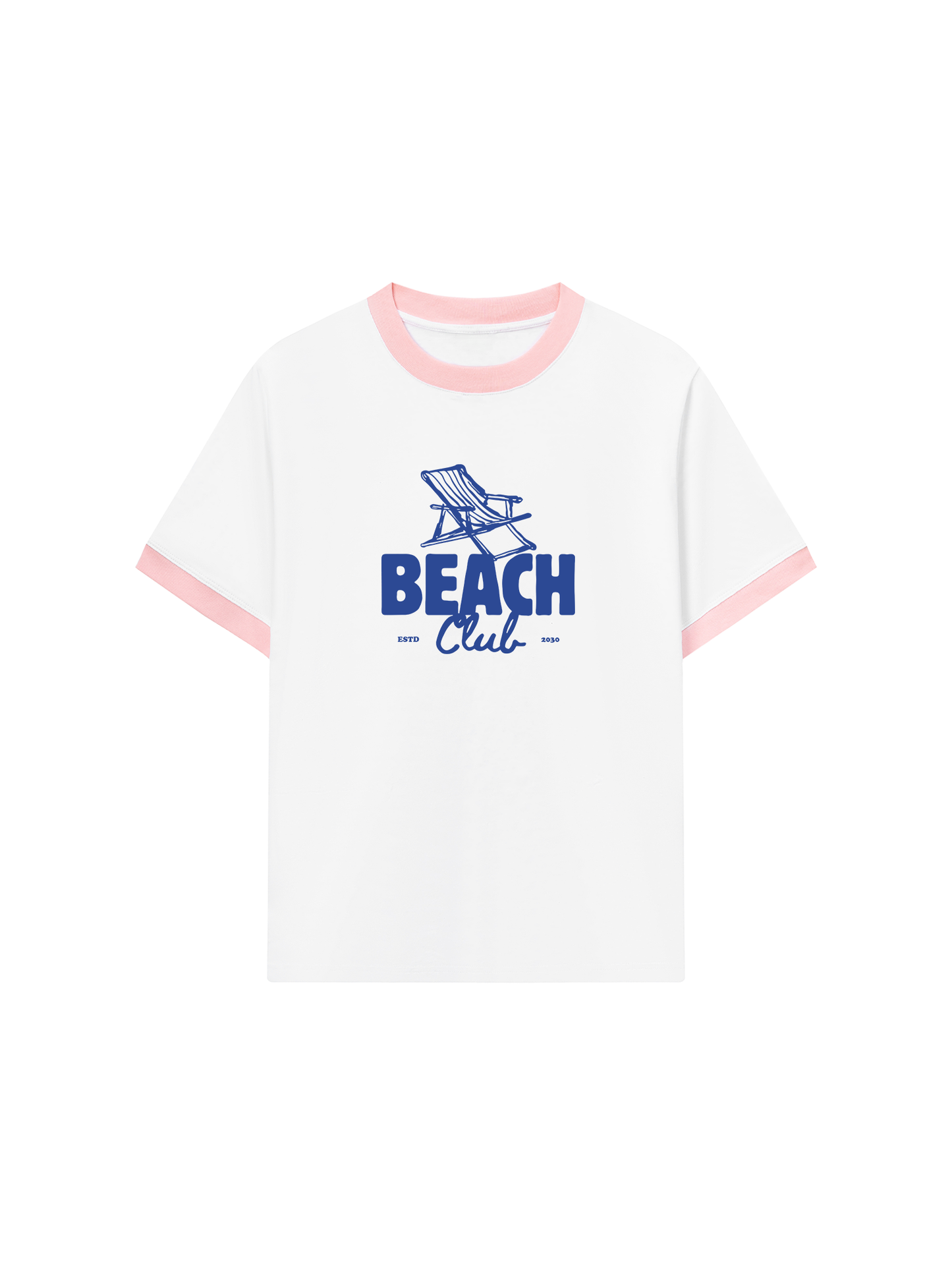 Áo Thun Ringer Relaxed Fit Beach Cub
