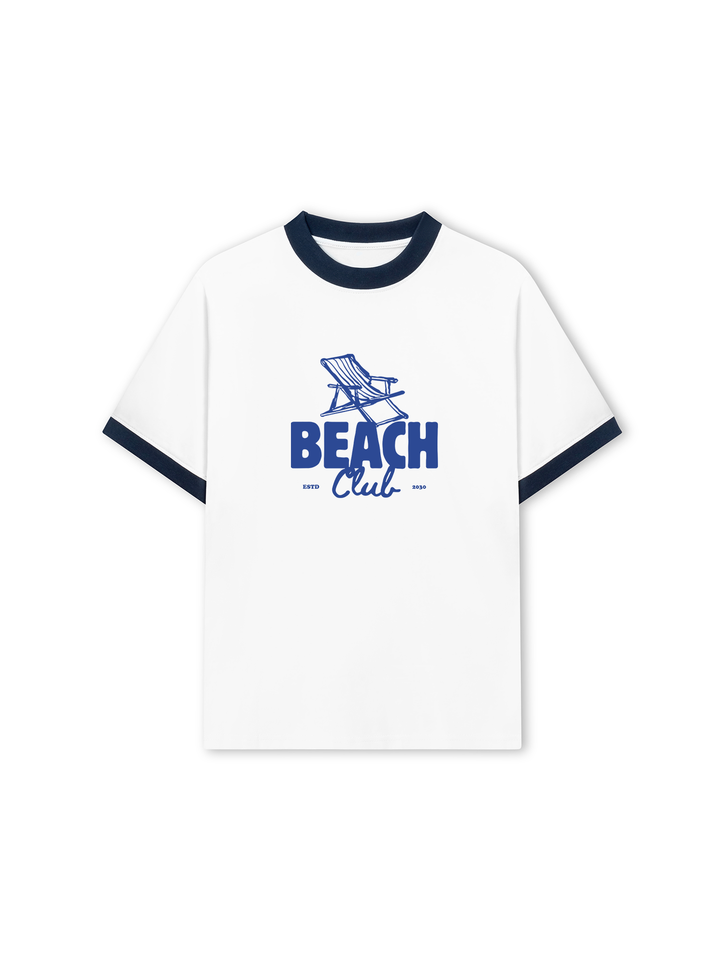 Áo Thun Ringer Relaxed Fit Beach Cub