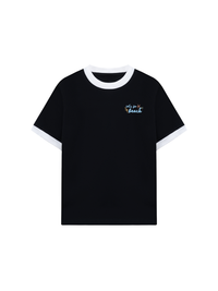 Áo Thun Ringer Relaxed Fit Let_s Go Beach