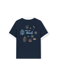 Áo Thun Ringer Relaxed Fit Let_s Go Beach