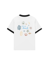 Áo Thun Ringer Relaxed Fit Let_s Go Beach
