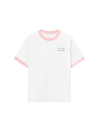Áo Thun Ringer Relaxed Fit Let_s Go Beach