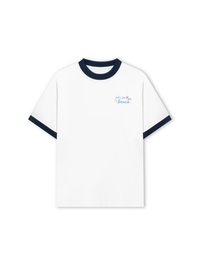 Áo Thun Ringer Relaxed Fit Let_s Go Beach