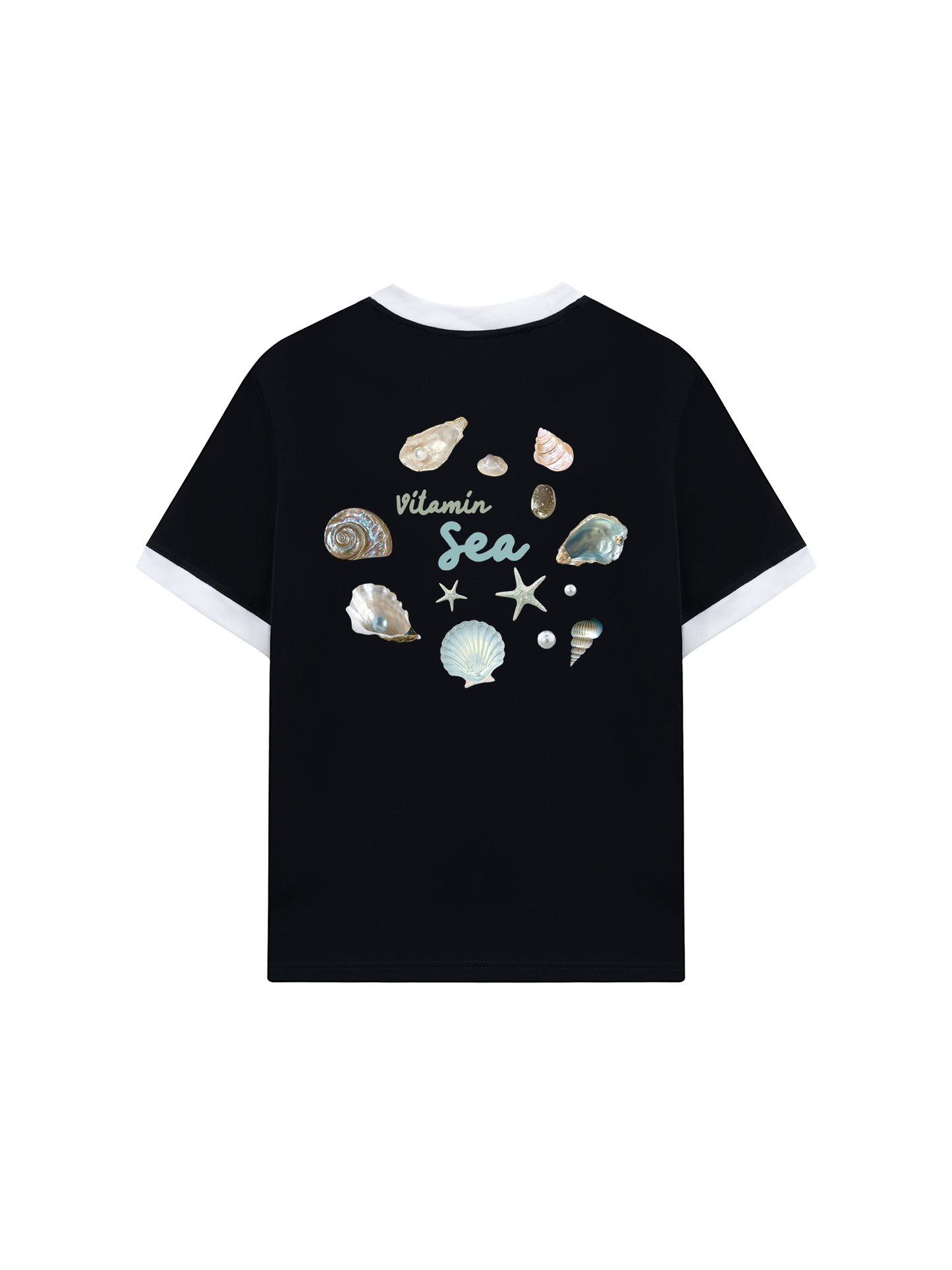 Áo Thun Ringer Relaxed Fit Vitamin Sea
