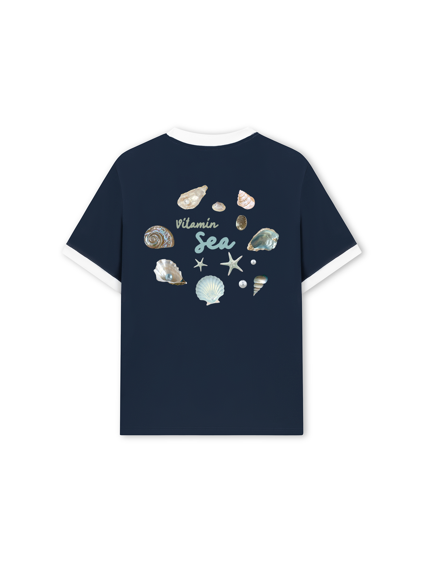 Áo Thun Ringer Relaxed Fit Vitamin Sea