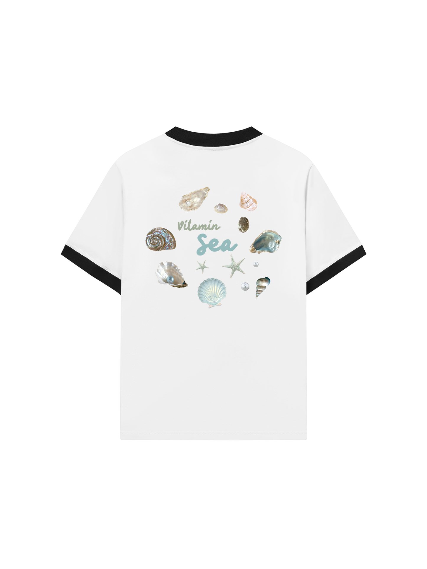 Áo Thun Ringer Relaxed Fit Vitamin Sea