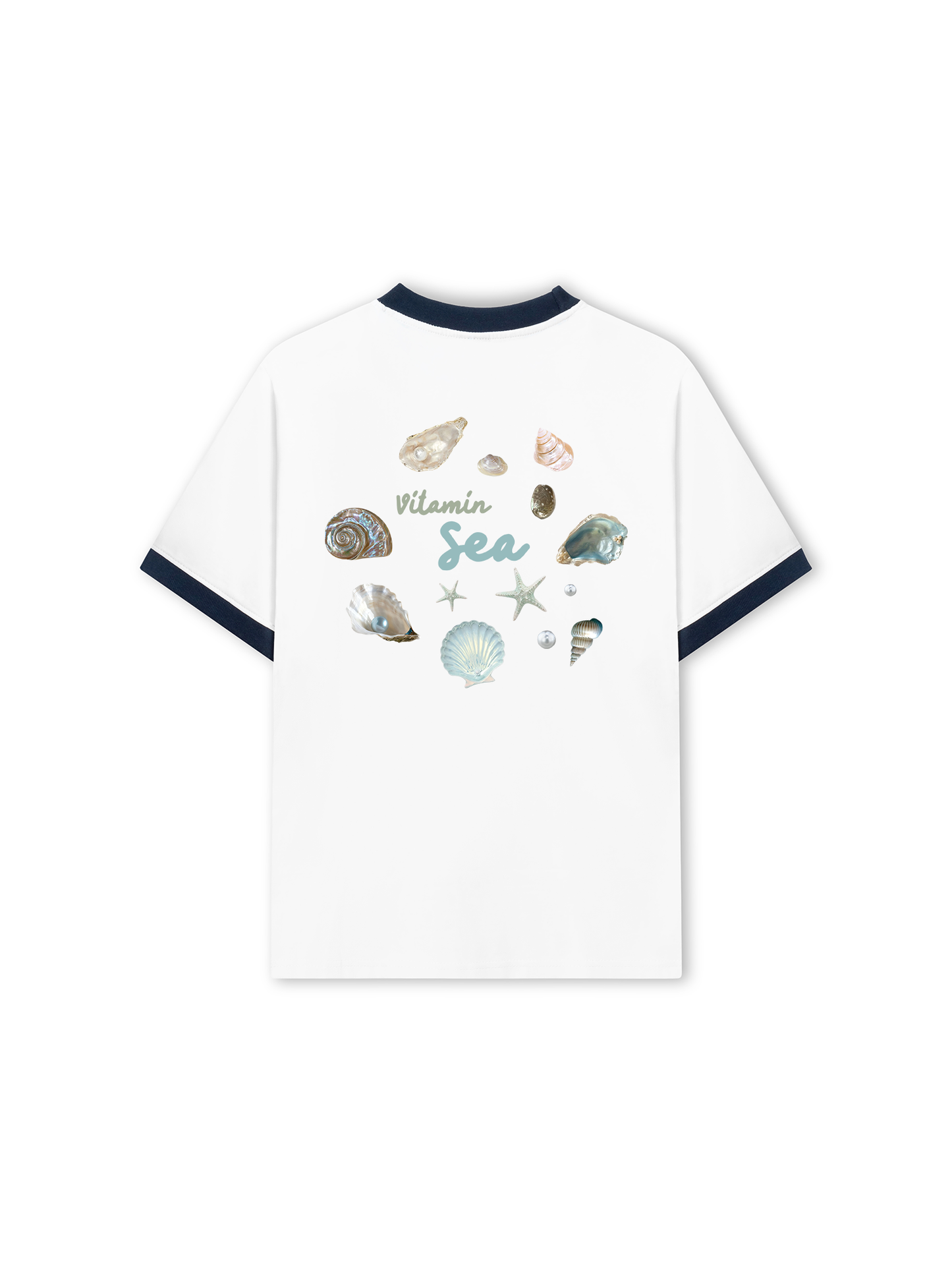 Áo Thun Ringer Relaxed Fit Vitamin Sea