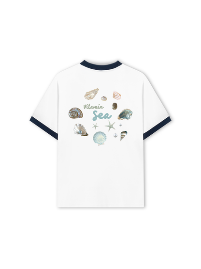 Áo Thun Ringer Relaxed Fit Vitamin Sea