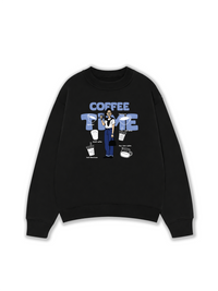 Áo Sweater Nỉ Hai Da Coffee Time