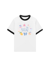Áo Thun Ringer Relaxed Fit Beach More Worry Less