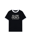 Áo Thun Ringer Relaxed Fit Slow Down & Breathe
