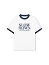 Áo Thun Ringer Relaxed Fit Slow Down & Breathe