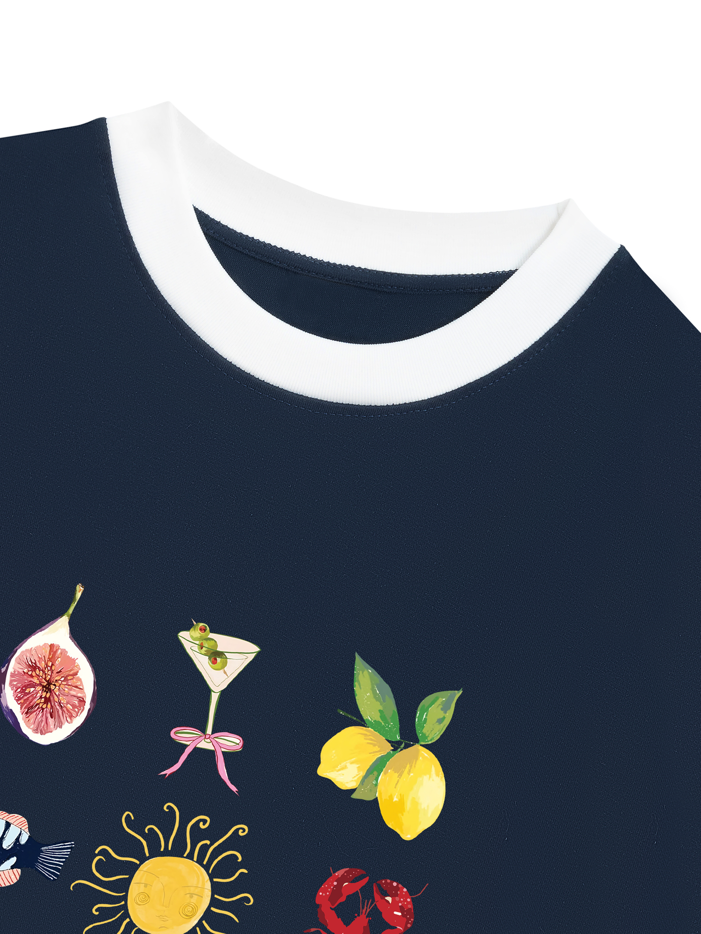 Áo Thun Ringer Relaxed Fit Where Summer Never Ends