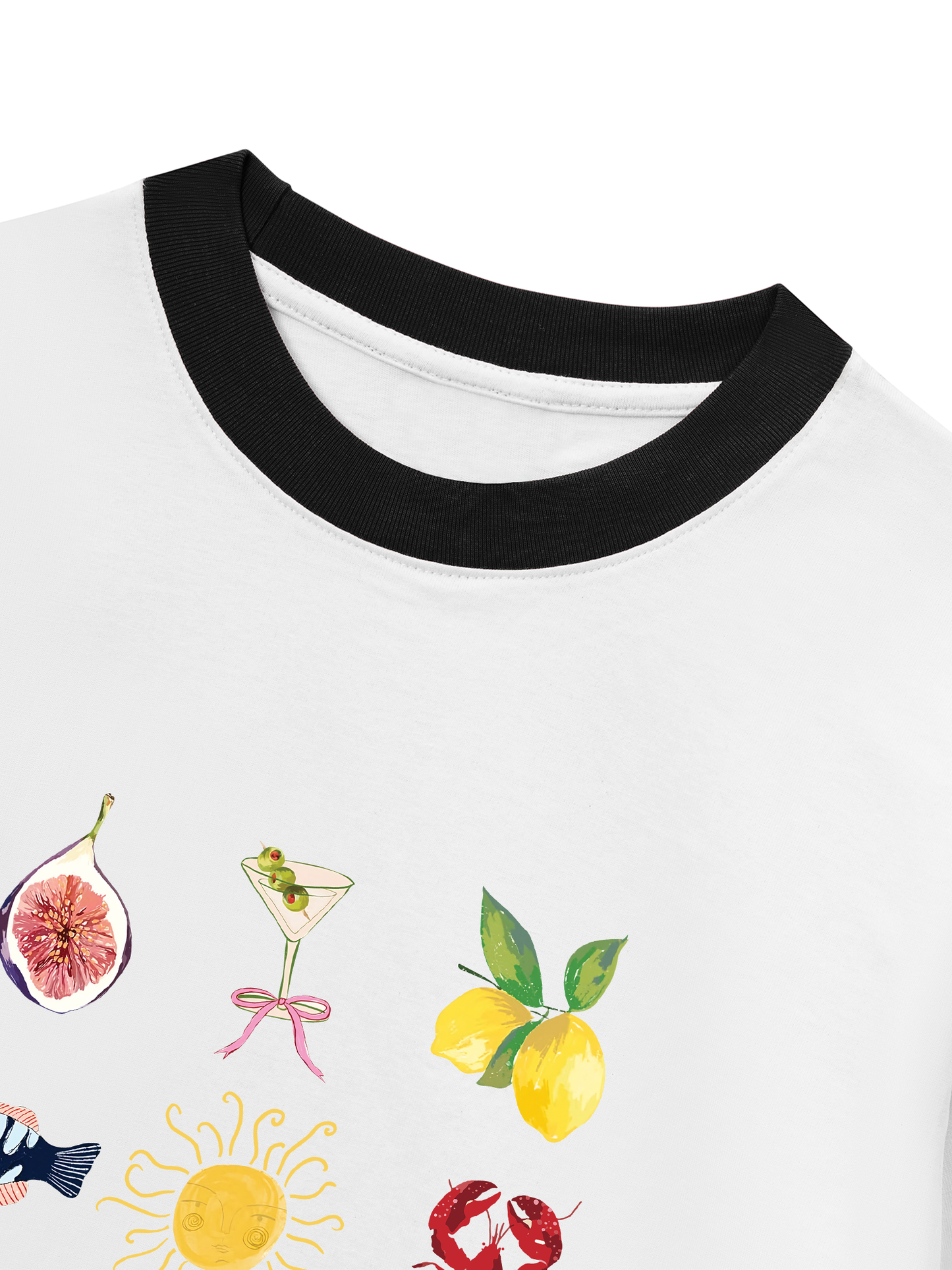 Áo Thun Ringer Relaxed Fit Where Summer Never Ends