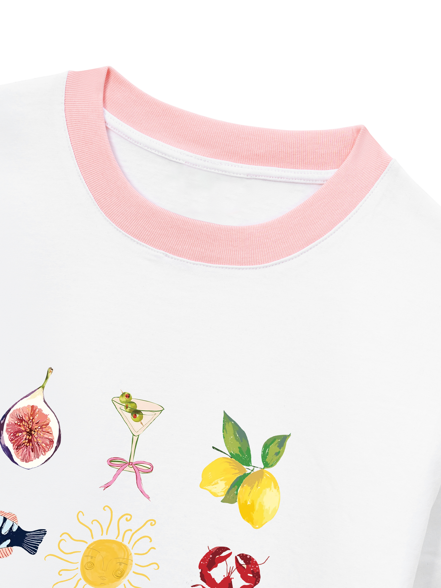 Áo Thun Ringer Relaxed Fit Where Summer Never Ends