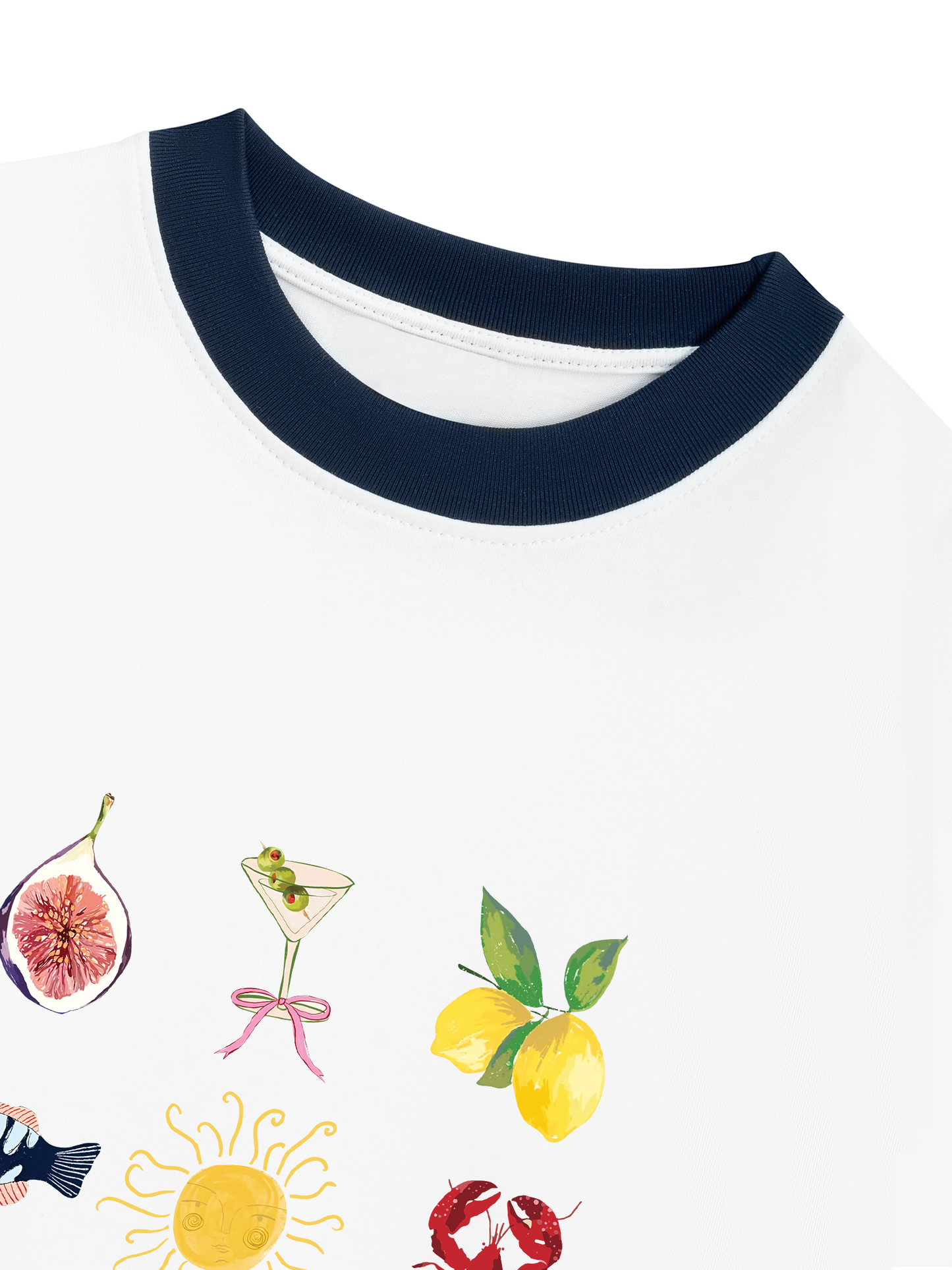 Áo Thun Ringer Relaxed Fit Where Summer Never Ends