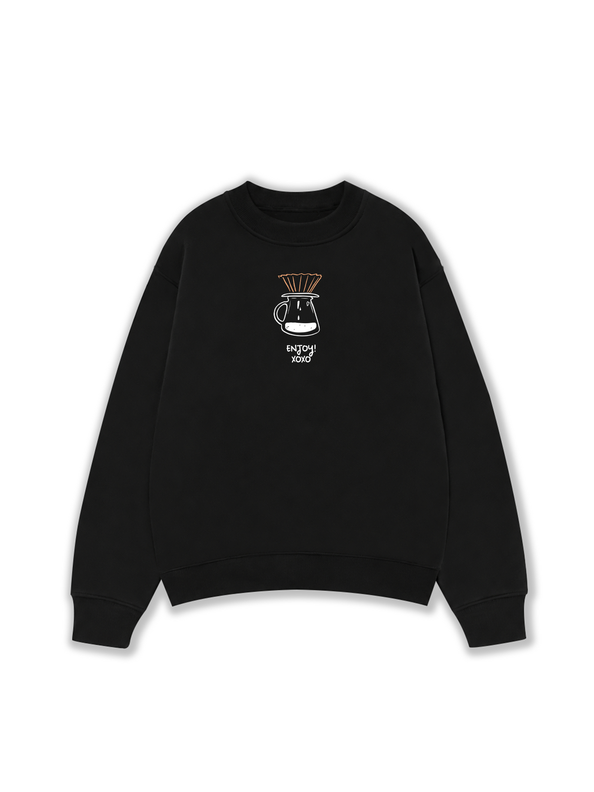 Áo Sweater Nỉ Hai Da Pour Over Recipe