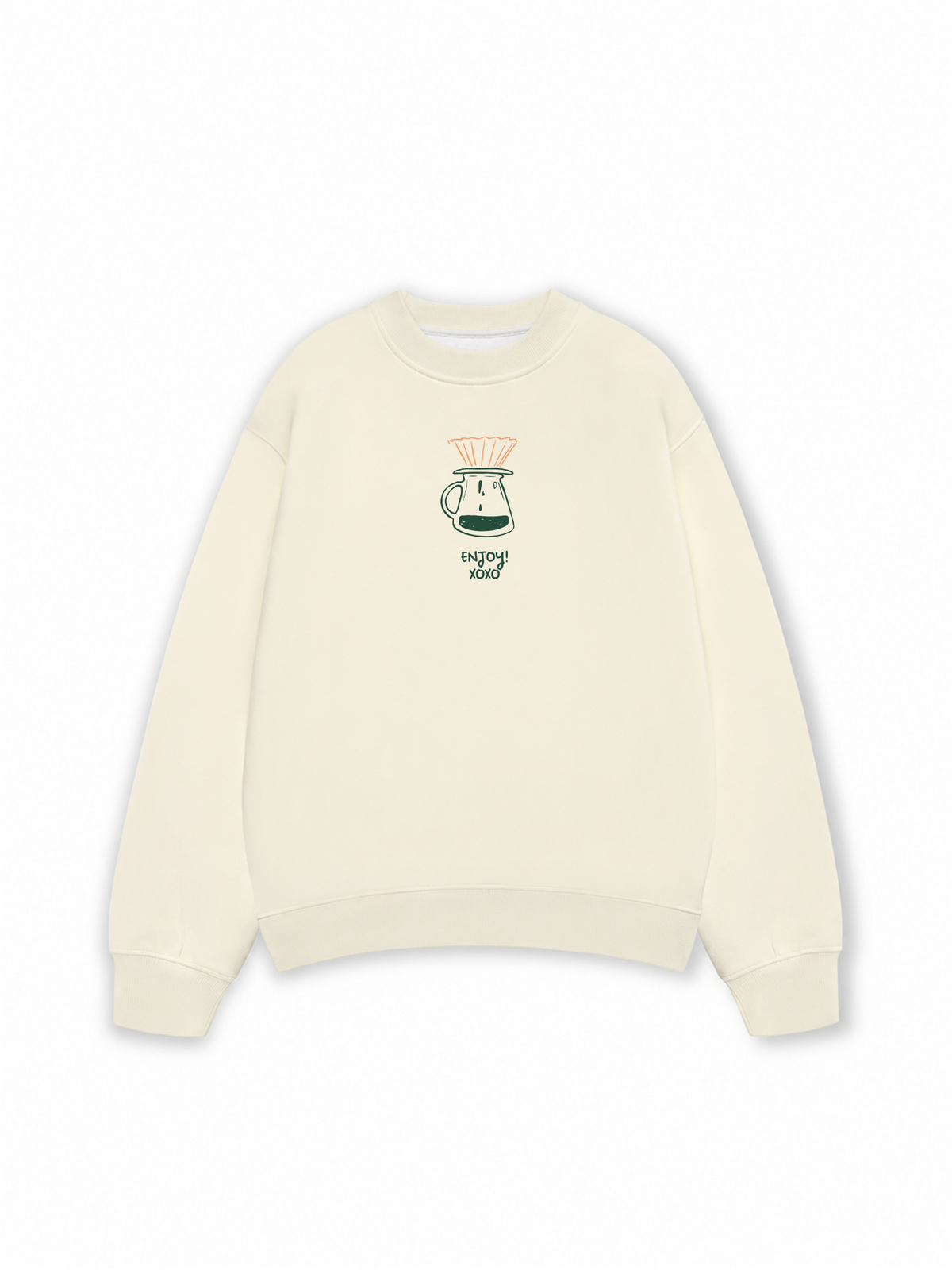 Áo Sweater Nỉ Hai Da Pour Over Recipe